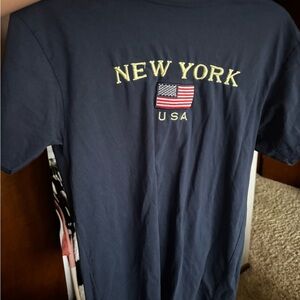 Matix Navy Blue New York USA Tee